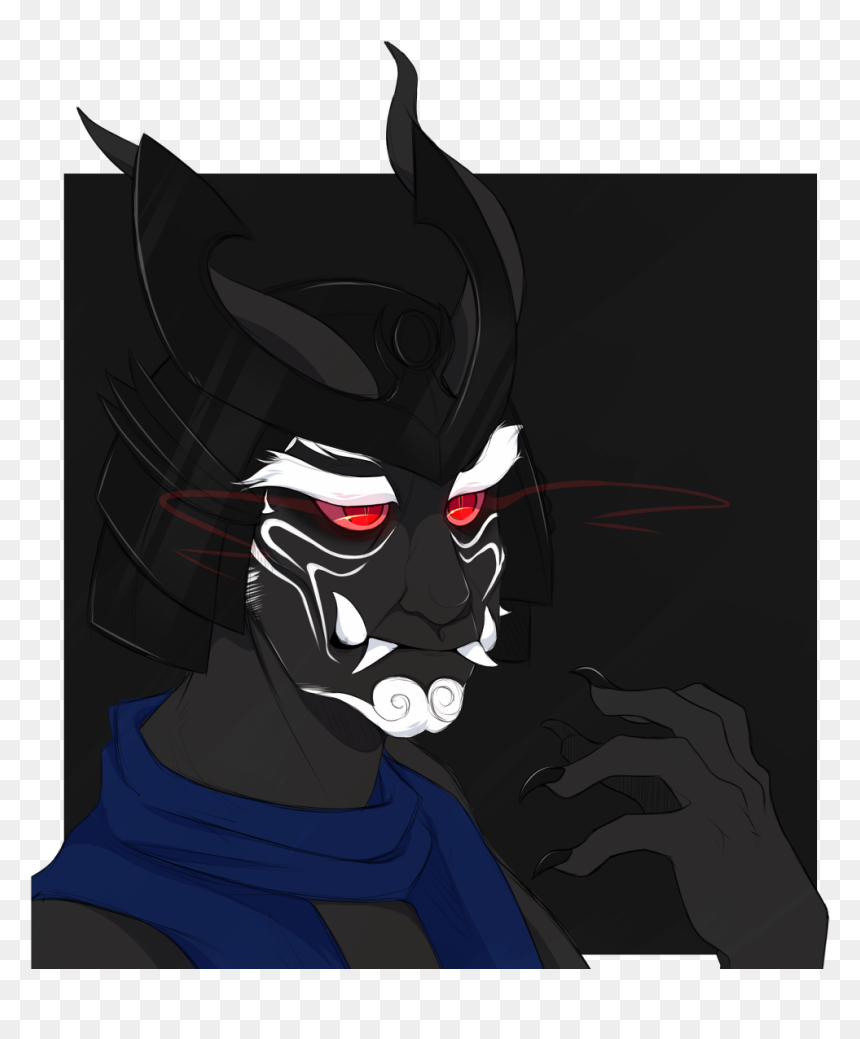 Ninjago Oni Fan Art, HD Png Download - oni mask png