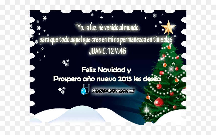 Mensaje De Navidad Y Año Nuevo 2015, Del Blog Uh T - Ram Computer Memory, HD Png Download - feliz navidad y prospero año nuevo png