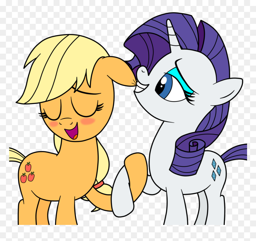 Woman Bites Horse Nose Png - Cartoon, Transparent Png - blushing png