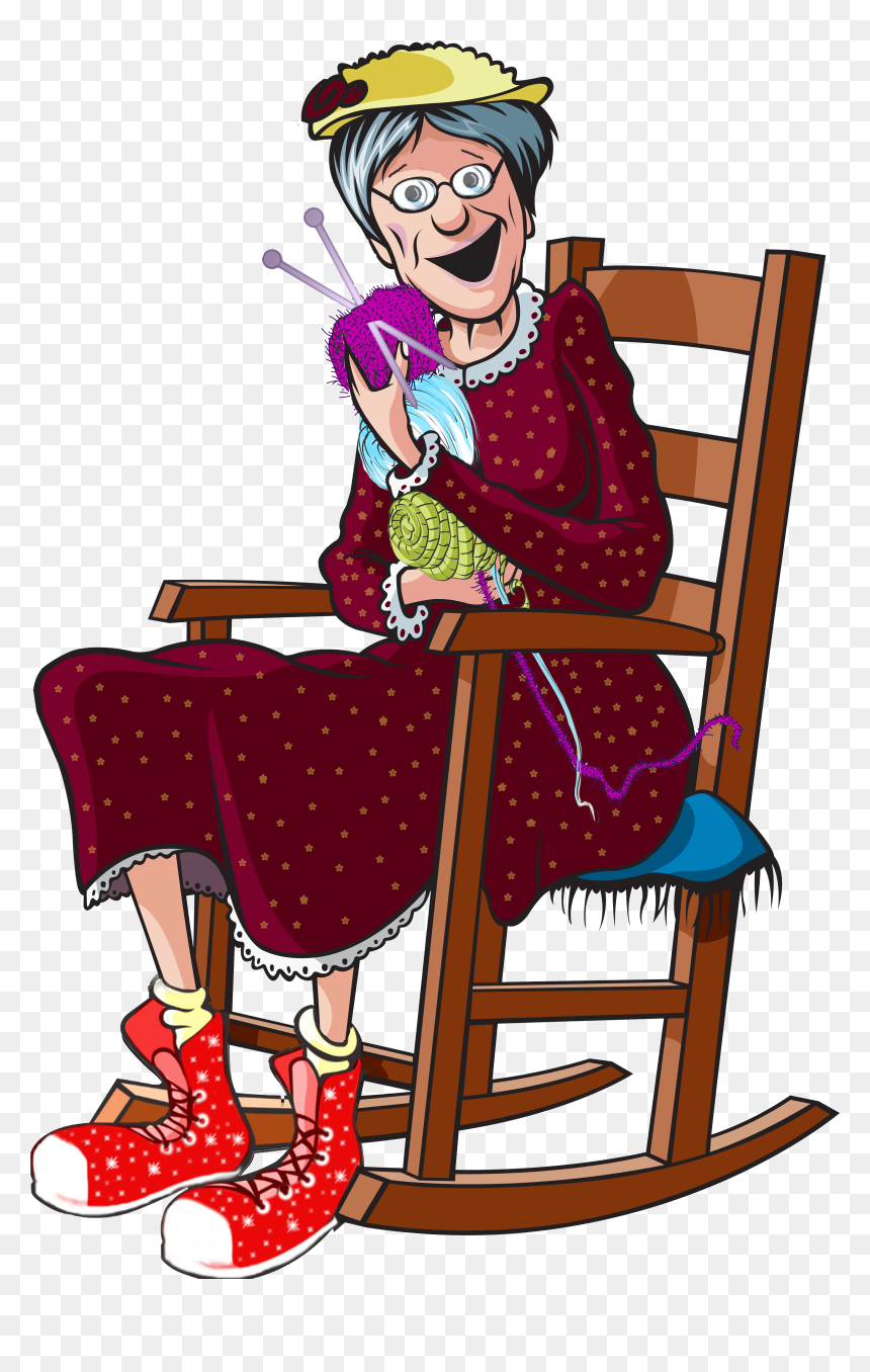 Granny Hermiony Vidalia Criony - Grandma In A Rocking Chair, HD Png Download - granny png