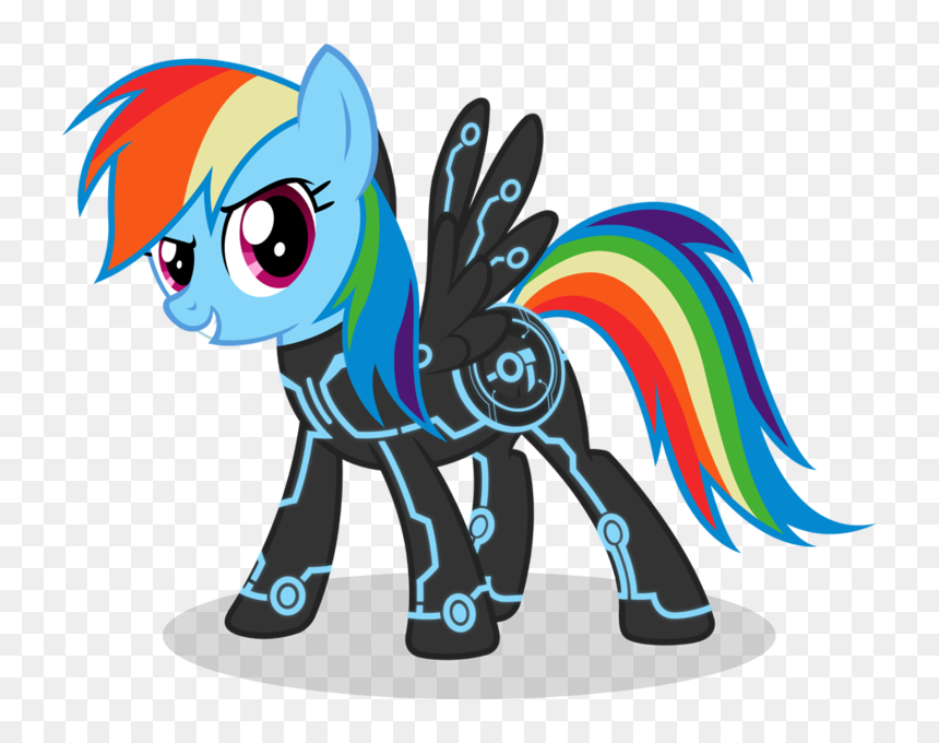 My Little Pony Tron, HD Png Download - tron legacy png