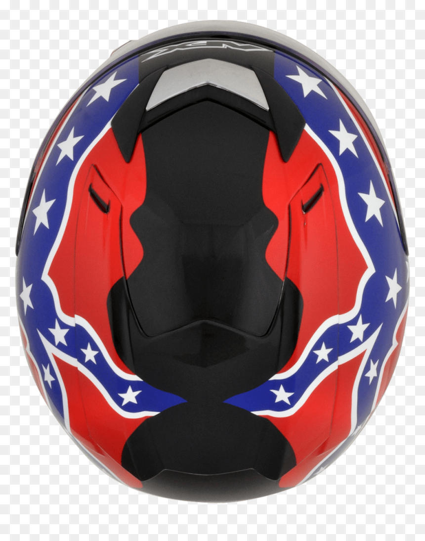 Rebel Flag Motorcycle Helmet - Motorcycle Helmet, HD Png Download - rebel flag png