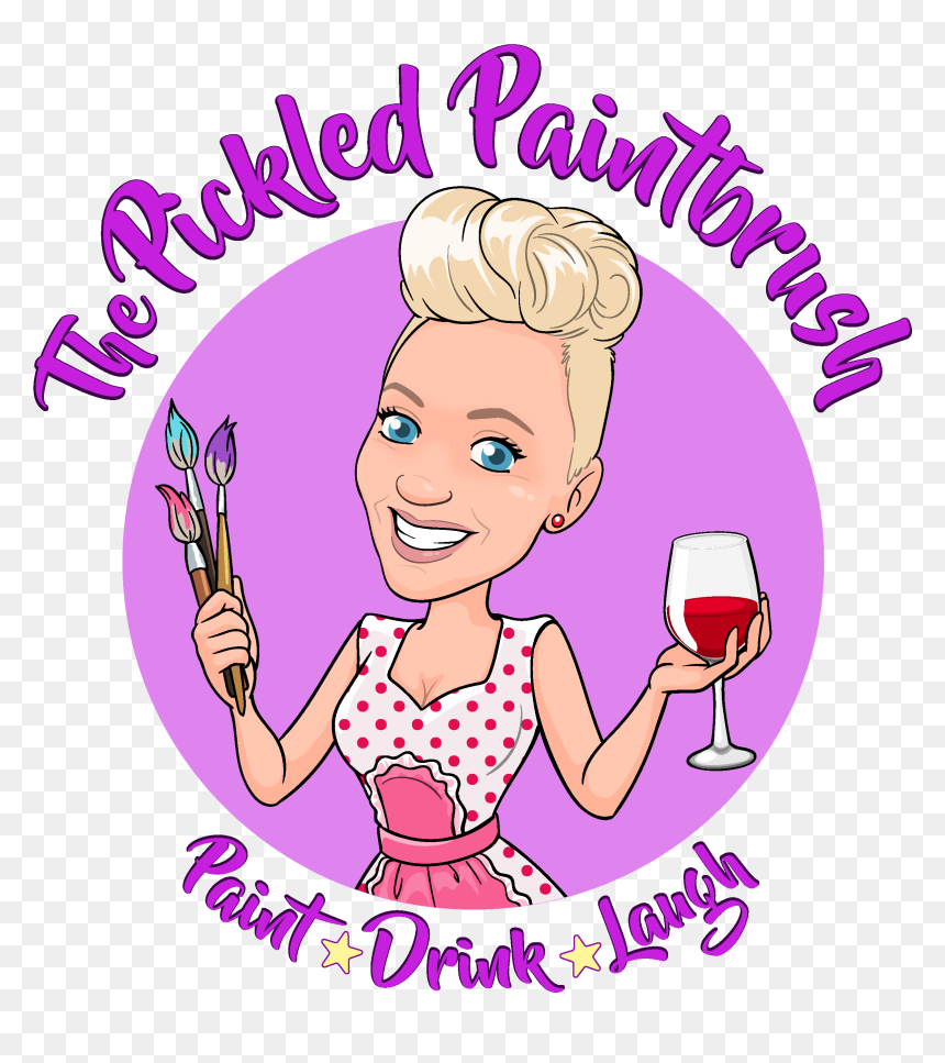 Logo - Drunk Paint Brush, HD Png Download - mermaid tail silhouette png