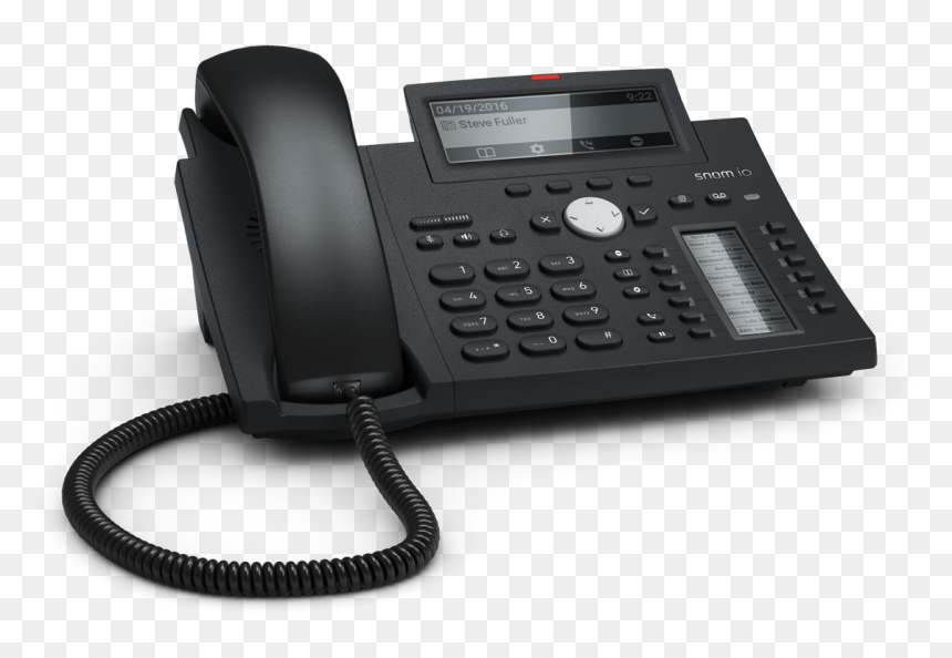 Snom D345 Perspective Alpha 1080px - Snom D345, HD Png Download - office phone png