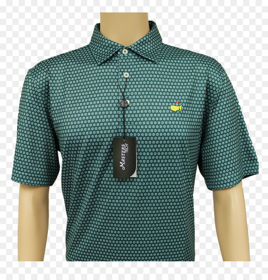 Masters Evergreen Square Pattern Performance Tech Golf - Active Shirt, HD Png Download - square pattern png