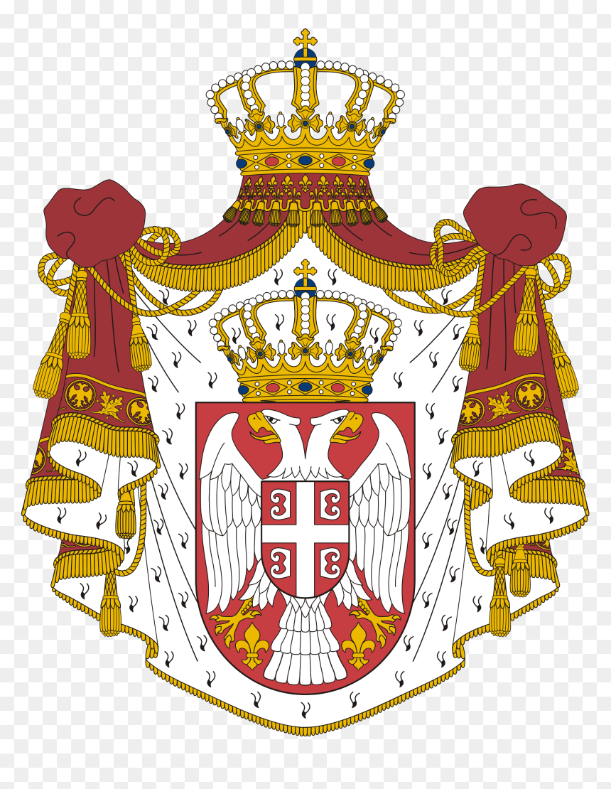 Serbian Coat Of Arms, HD Png Download - coat of arms template png