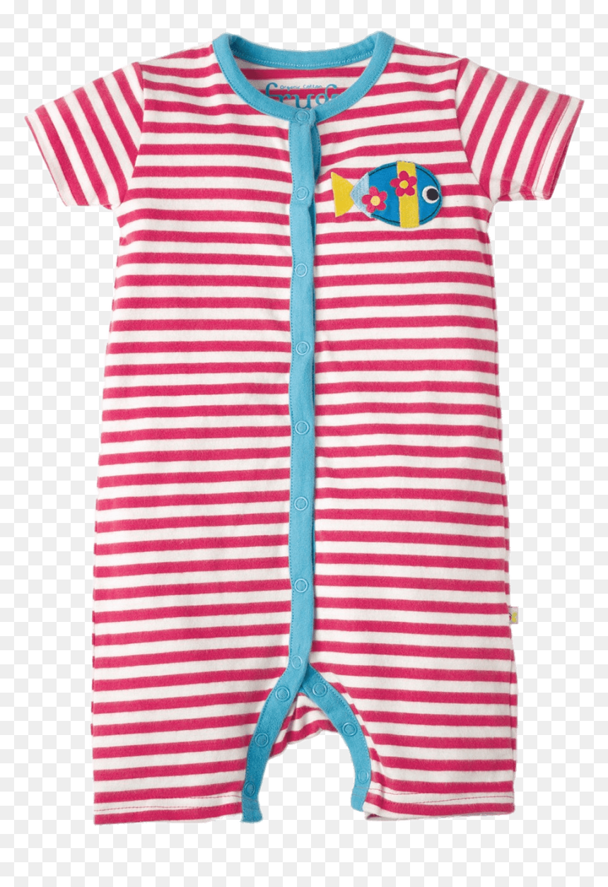 Red And White Striped Baby Romper - Winnie The Pooh White And Yellow Striped Shirt, HD Png Download - white stripe png
