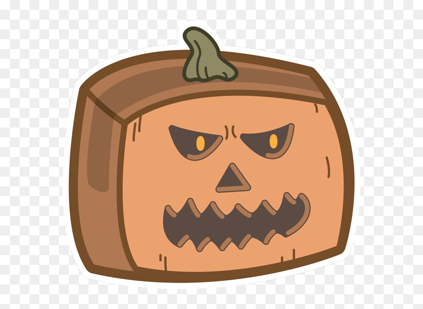 Transparent Pumpkin Head Png - Jack-o'-lantern, Png Download - pumpkin head png