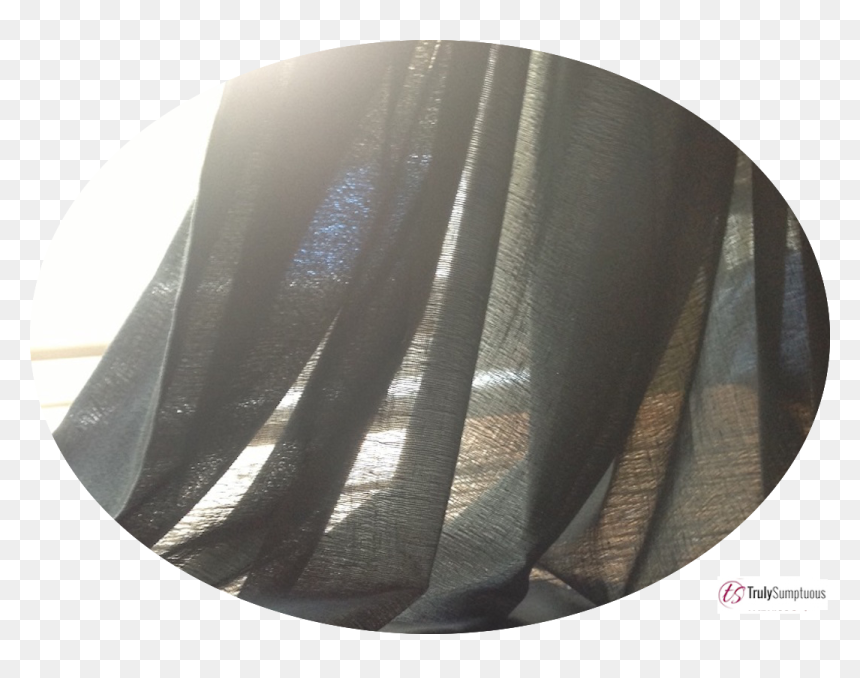 Egyptian Draping Muslin - Circle, HD Png Download - black curtains png