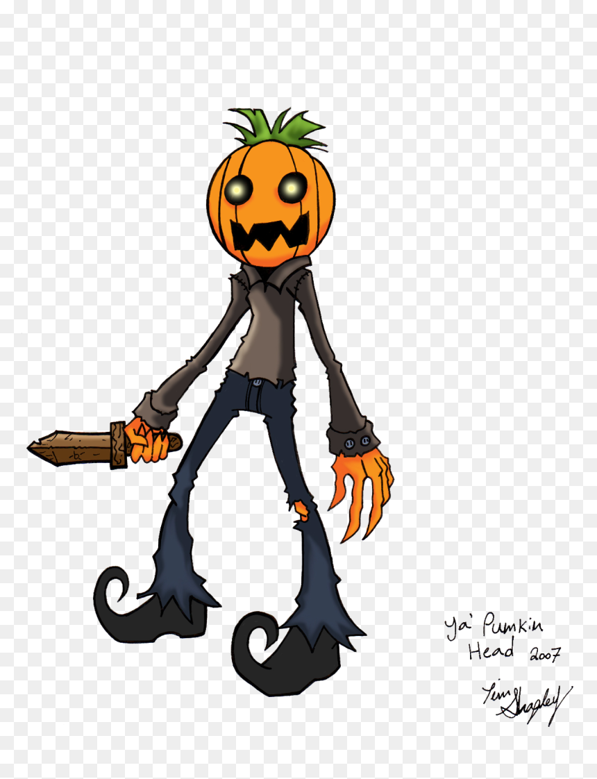 Something Wicked Wiki - Cartoon, HD Png Download - pumpkin head png