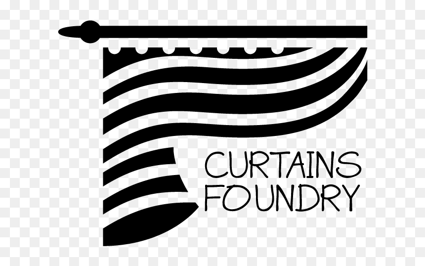 Curtains Foundry, HD Png Download - black curtains png