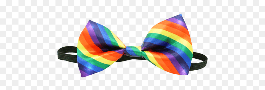 Rainbow Light Up Bowtie - Swimsuit Top, HD Png Download - rainbow light png