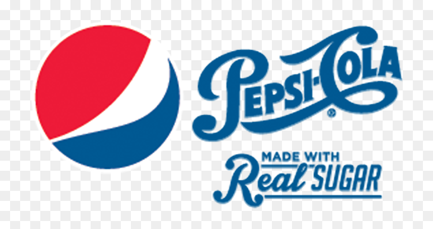 Pepsi Real Sugar - Pepsi Made With Real Sugar Logo, HD Png Download - diet pepsi png