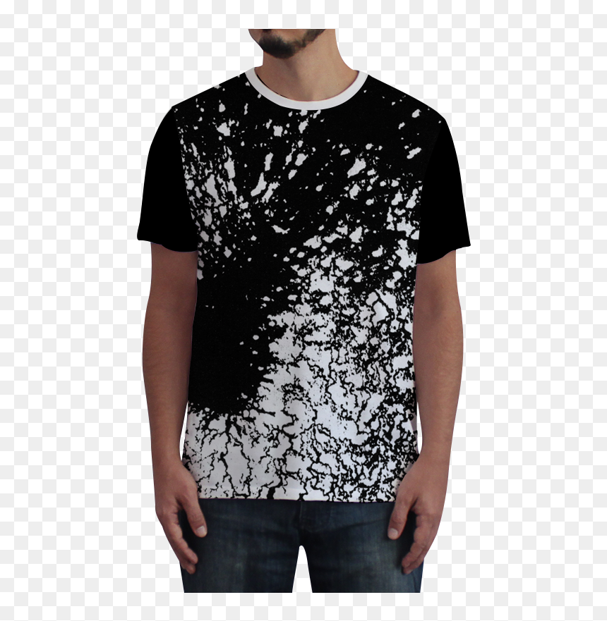 Camiseta Fullprint Textura Explosão De Werllen Castrona - Camisa God Of War, HD Png Download - textura png
