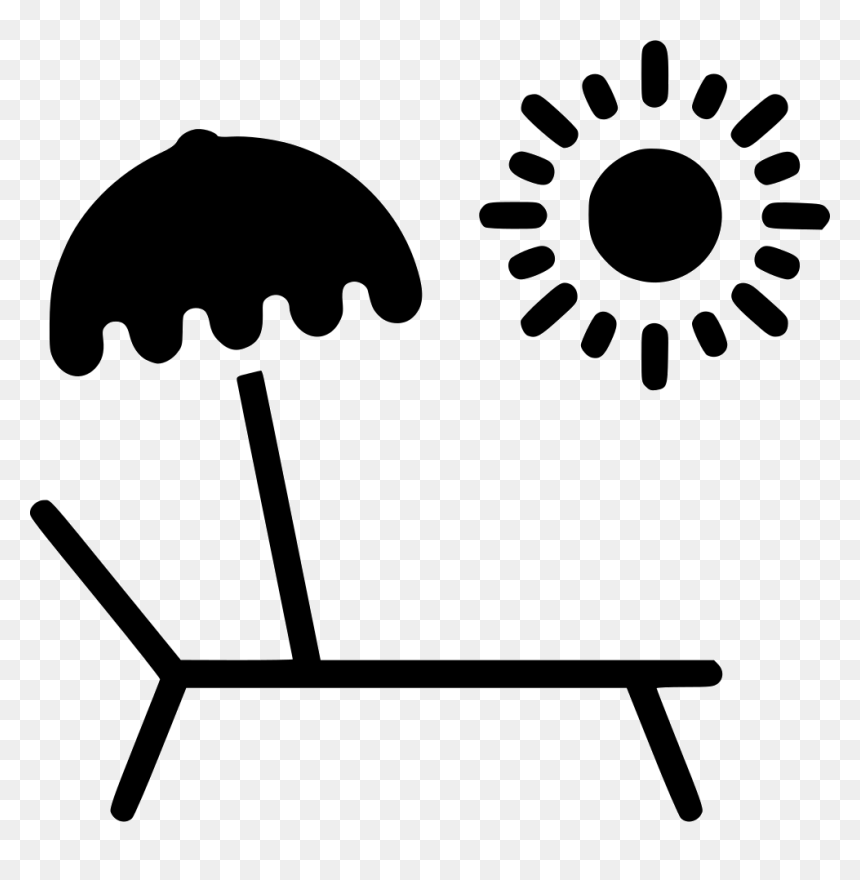 Chilling Chill Pool Side Swimming Umbrella Summer - Chill Icon Png, Transparent Png - swimming silhouette png