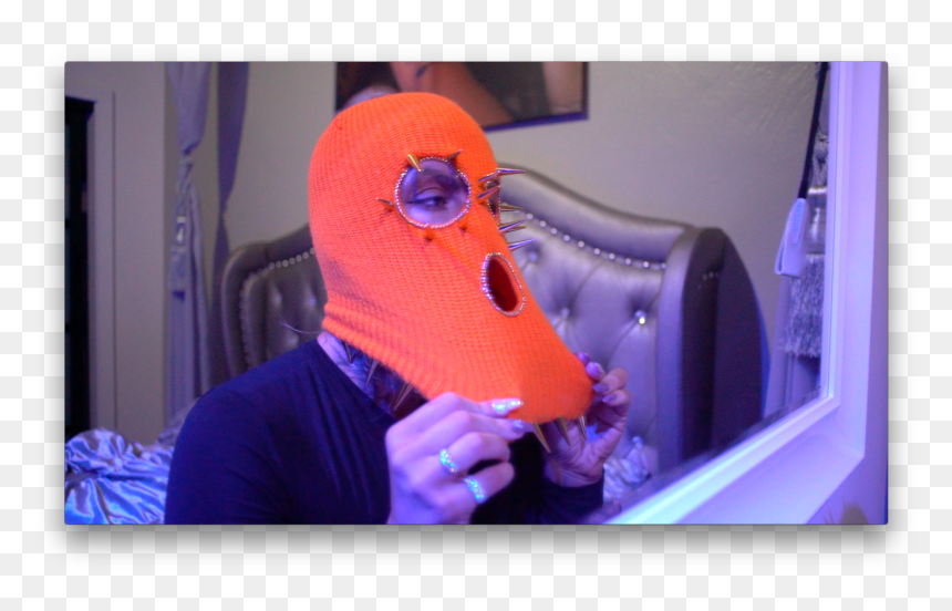 Sr1 Pumpkin Head Ski Mask - Sneakers, HD Png Download - pumpkin head png