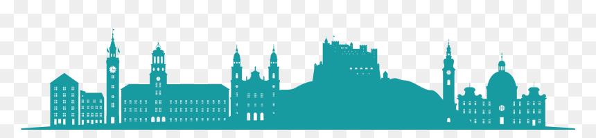 Salzburg Silhouette, HD Png Download - worship silhouette png
