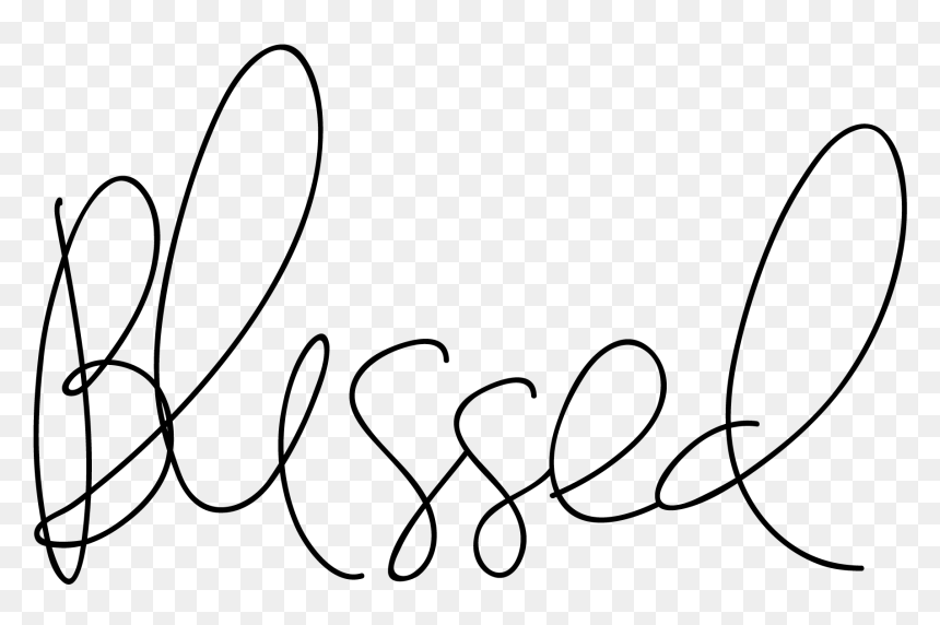 Download Karla"s “blessed” Digital Brush In - Quotes Png Format, Transparent Png - blessed png
