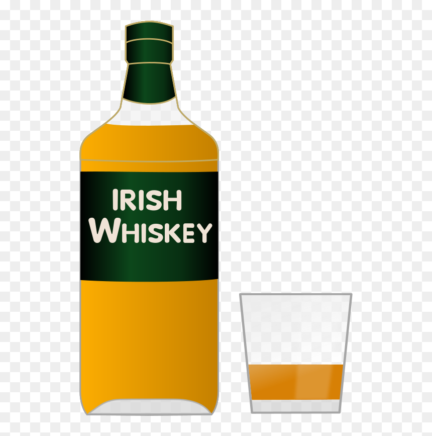 Glass Bottle,liqueur,drink - Clip Art Png Whisky Bottle Clipart, Transparent Png - scotch png