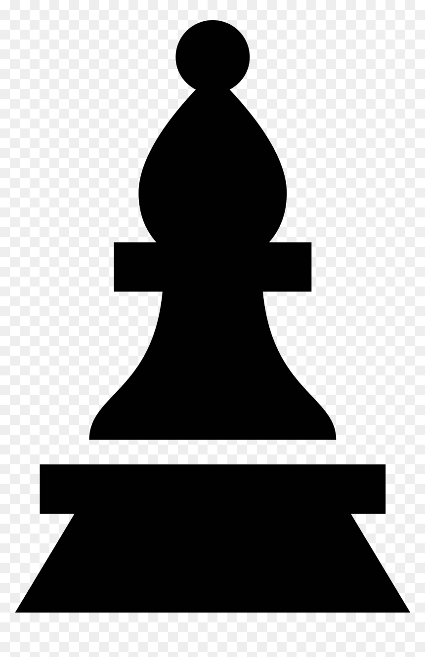 Transparent Chess Bishop Clipart - Vector Elephant Chess, HD Png Download - pawn png