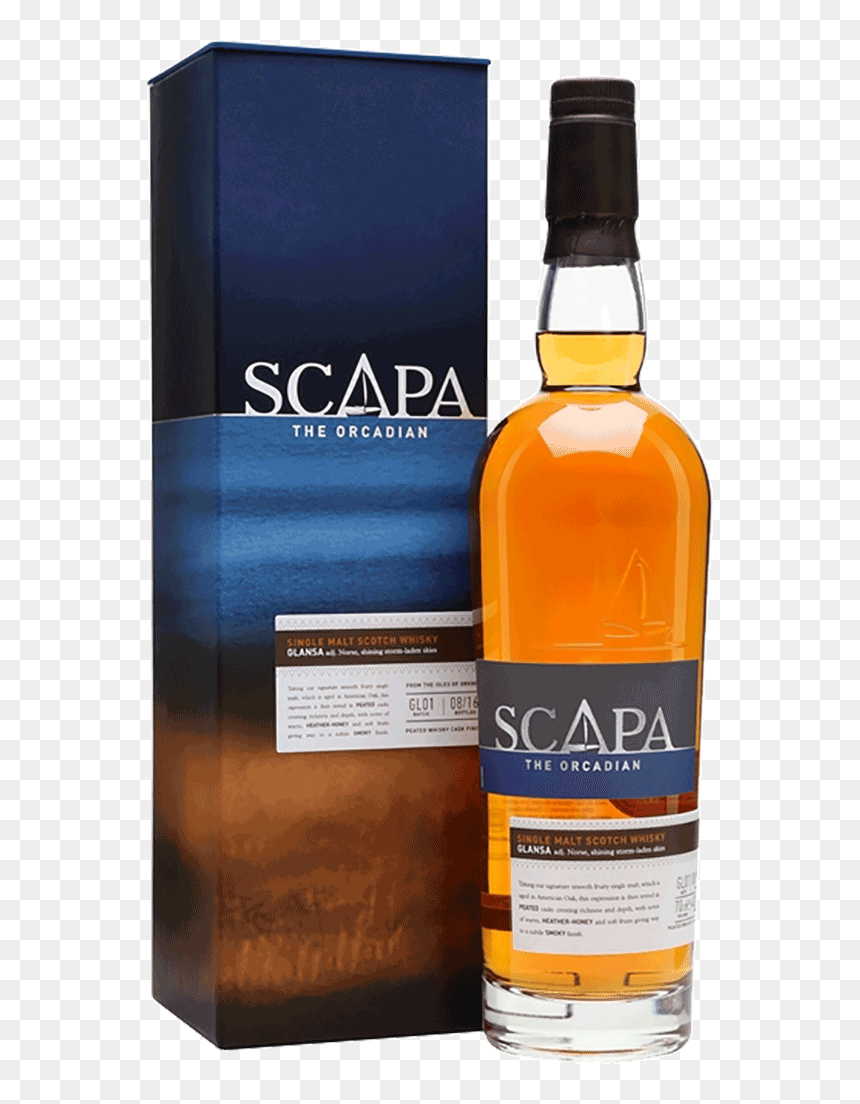 Scapa The Orcadian Glansa Single Malt Scotch Whisky - Scapa Glansa, HD Png Download - scotch png