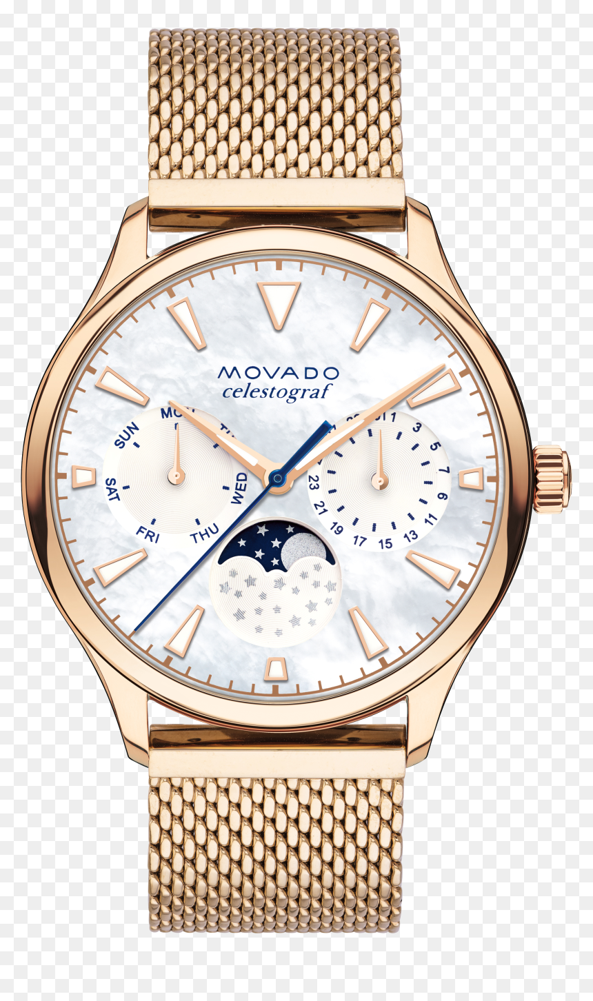 Movado Heritage Series - Men's Movado Heritage Series Calendoplan, HD Png Download - moon phase png