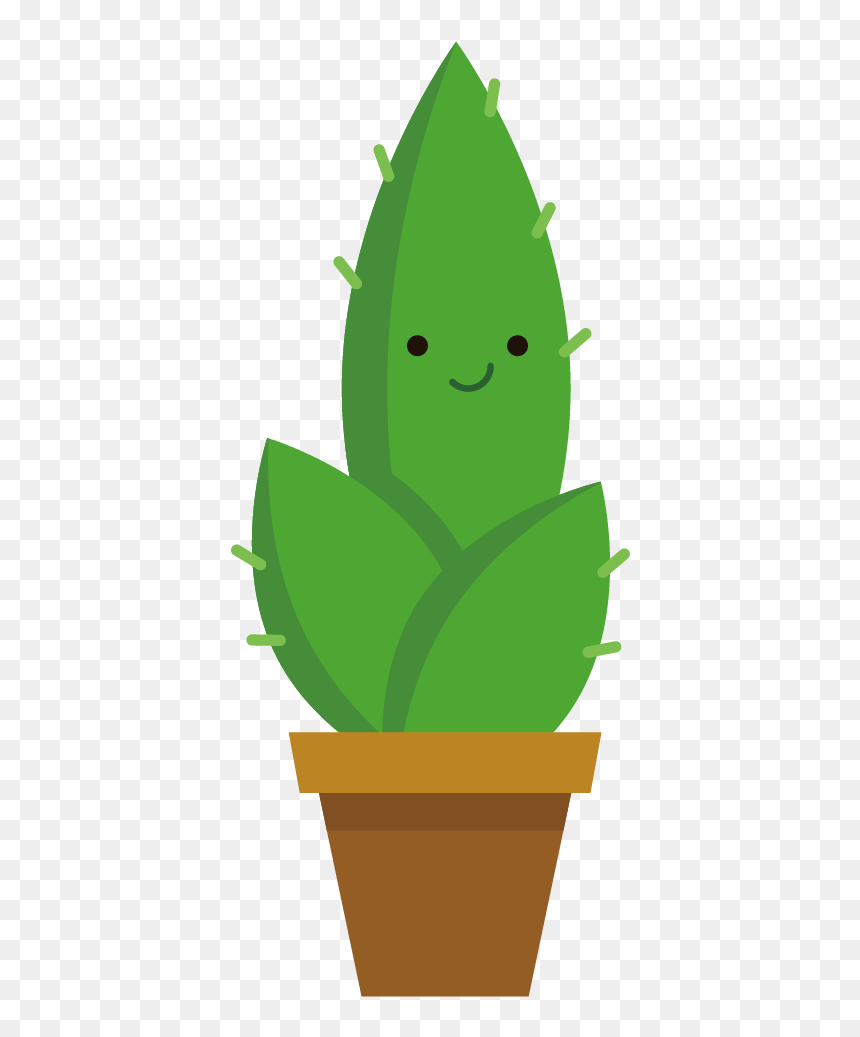 Flowerpot Cactaceae Euclidean Vector Plant - Cartoon, HD Png Download - plant vector png
