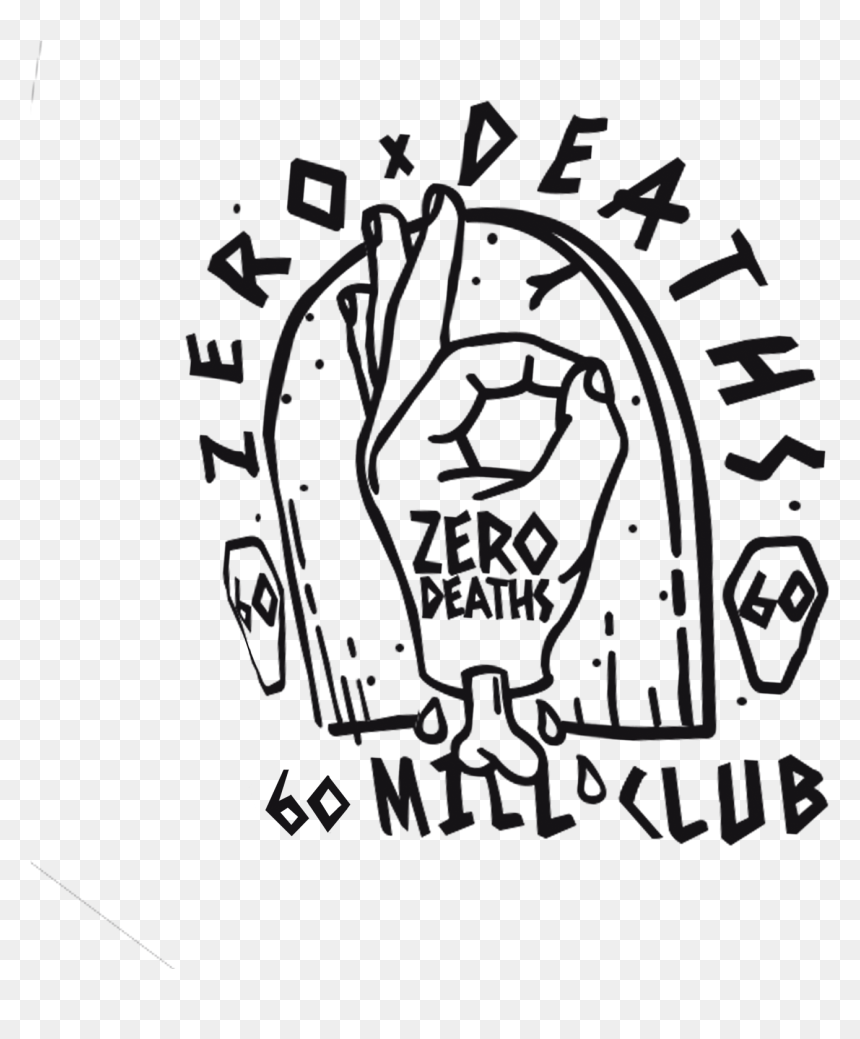 Pewdiepie 60 Mill Logo Png - Pewdiepie Zero Deaths Logo, Transparent Png - album png