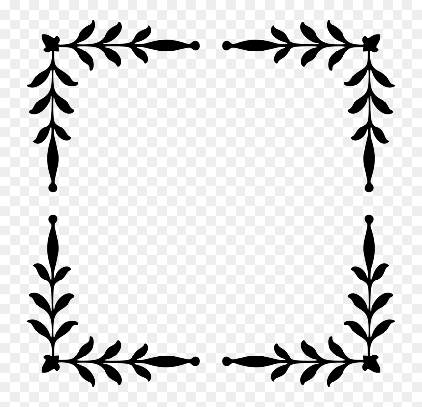 Plant,leaf,vascular Plant - Corner Decorative Clip Art, HD Png Download - plant vector png
