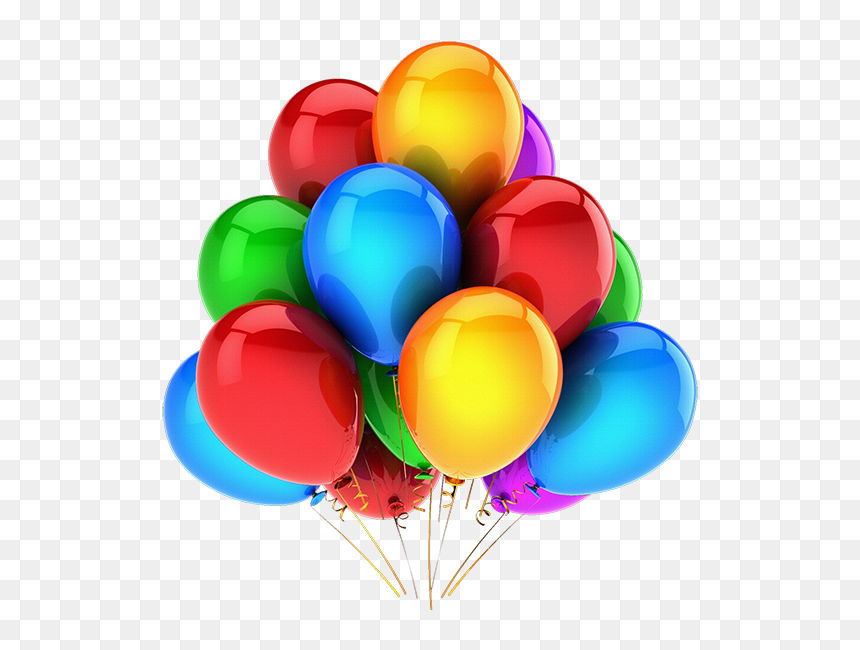 Clip Art Bal Es Metalizados E - Birthday Balun, HD Png Download - baloes png