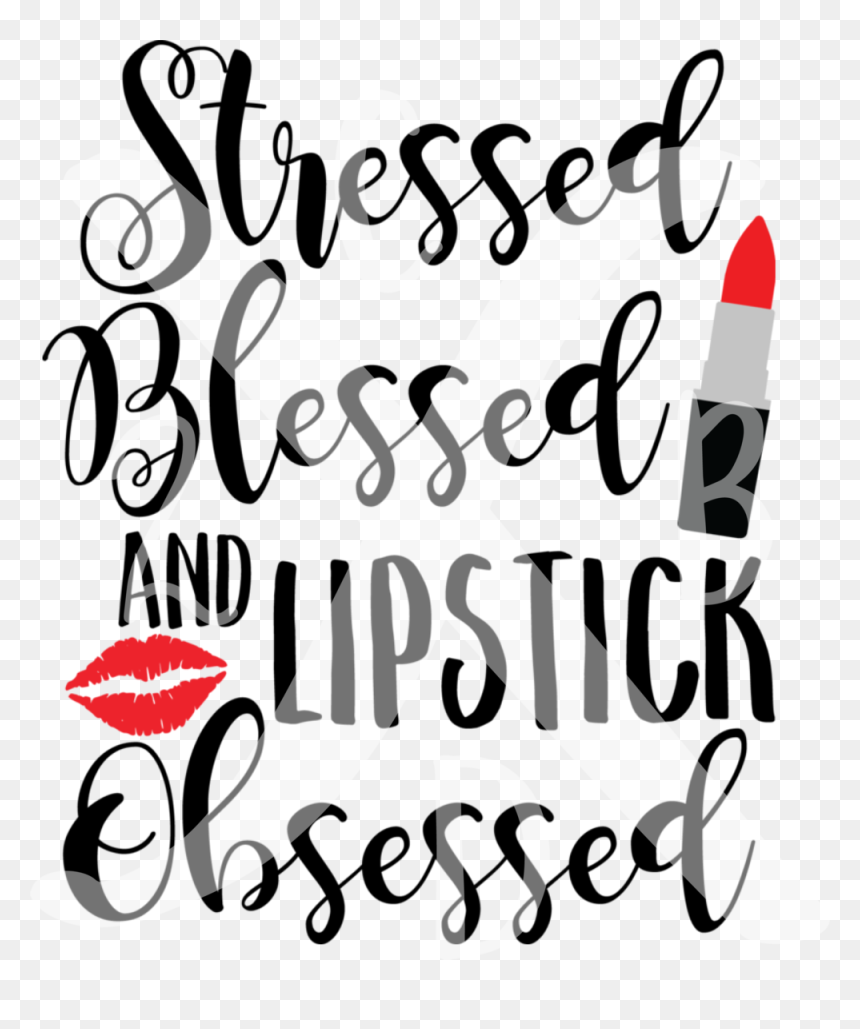 Sblo1 - Red Lips Watercolor Painting, HD Png Download - blessed png