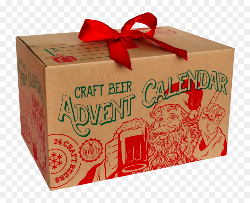 Craft Beer Advent Calendar - Advent Calendar Beer Singapore, HD Png Download - open christmas present png