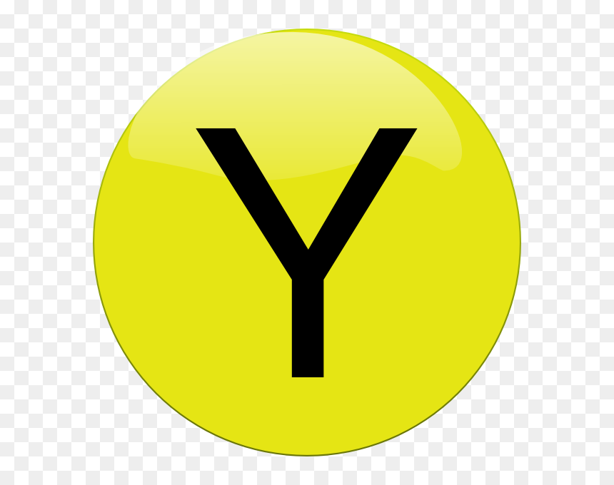 Yellow Button Clip Svg Clip Arts - Circle, HD Png Download - yellow button png