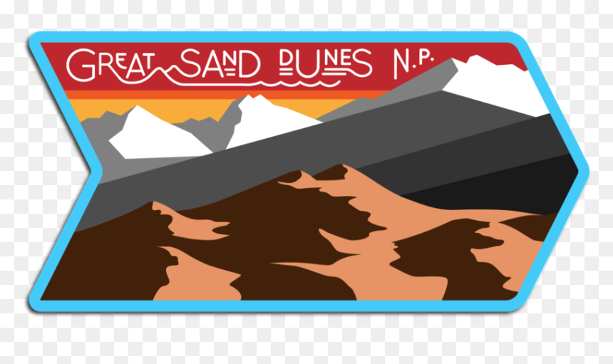 Great Sand Dunes N - Graphic Design, HD Png Download - sand dunes png