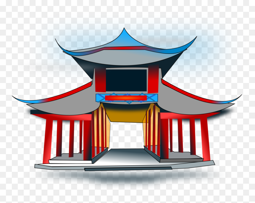 Chinese Pagoda - Chinese School Clipart, HD Png Download - pagoda png
