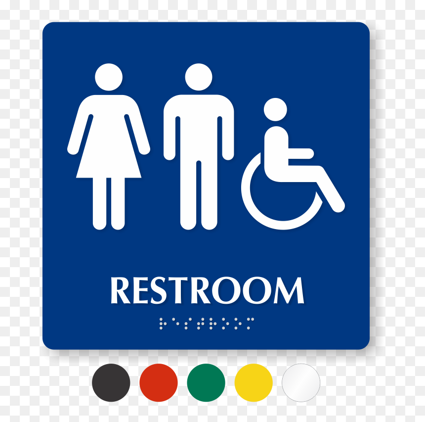 Transparent Male Symbol Png - Restroom Sign, Png Download - male female symbols png