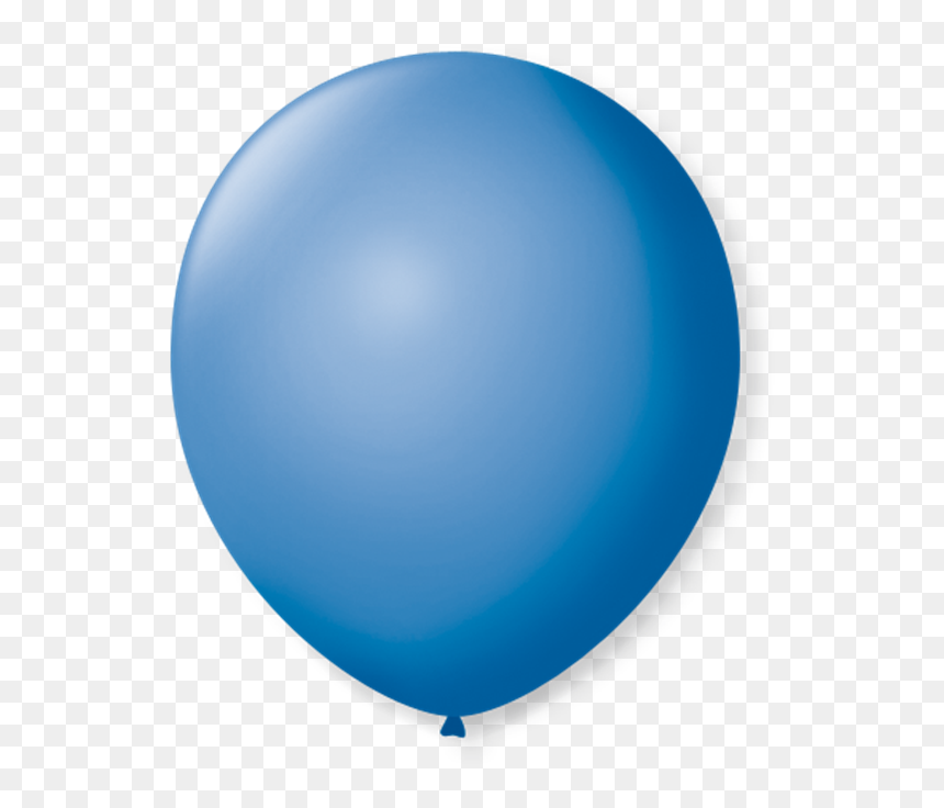 Balão São Roque N°5 Redondo C/50un Azul Turquesa - Balão São Roque Azul Cobalto, HD Png Download - baloes png