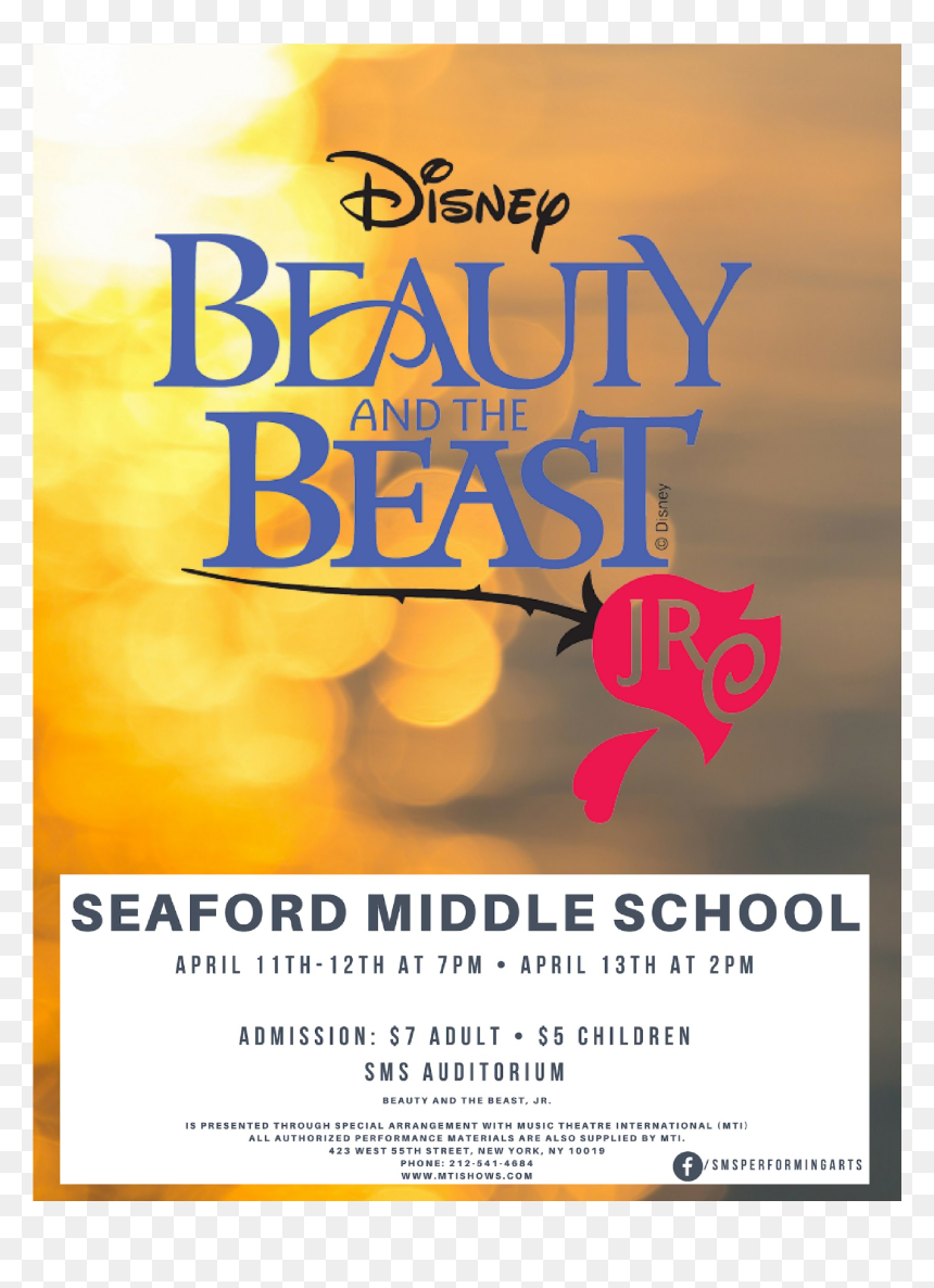 Beauty And The Beast Jr, HD Png Download - beauty and the beast png