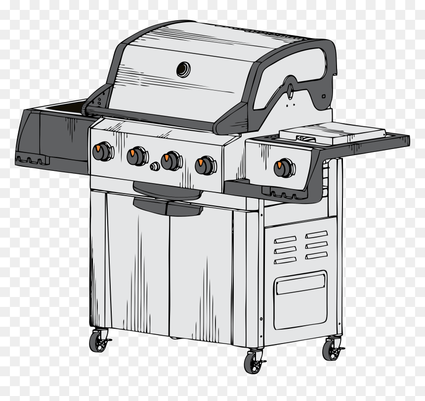 Bbq Grill Clip Art, HD Png Download - grill png