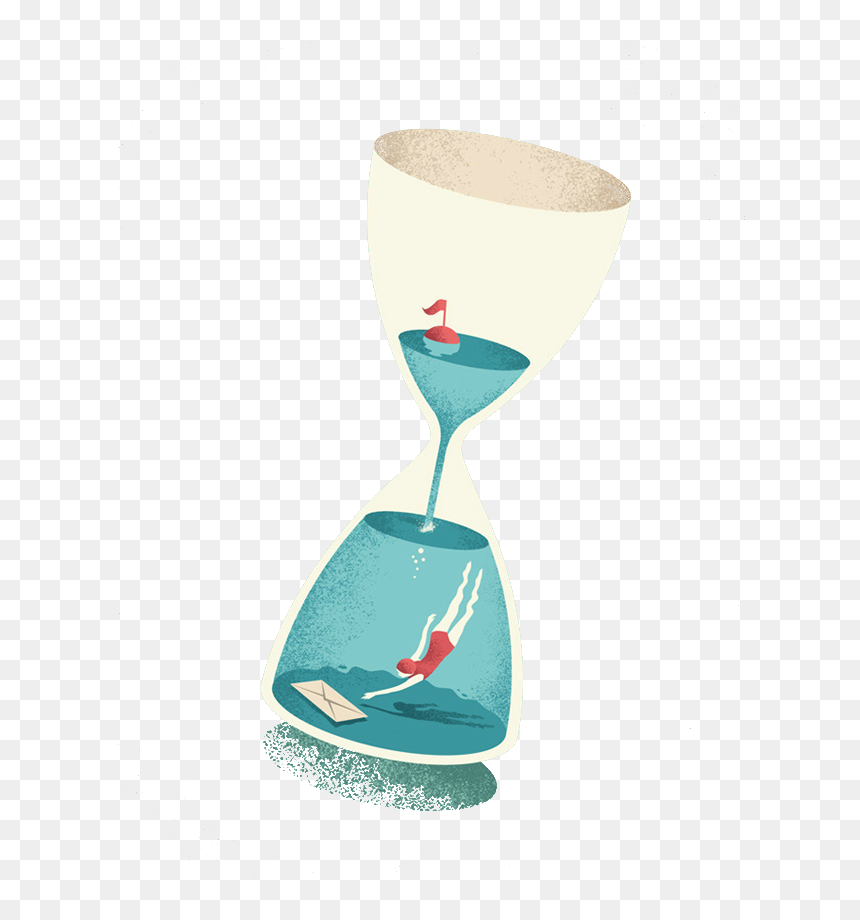 Editorial Illustration Tips, HD Png Download - hourglass png
