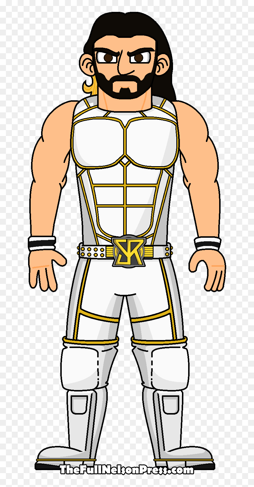 Wwe Seth Rollins Cartoon Png, Transparent Png - seth rollins png