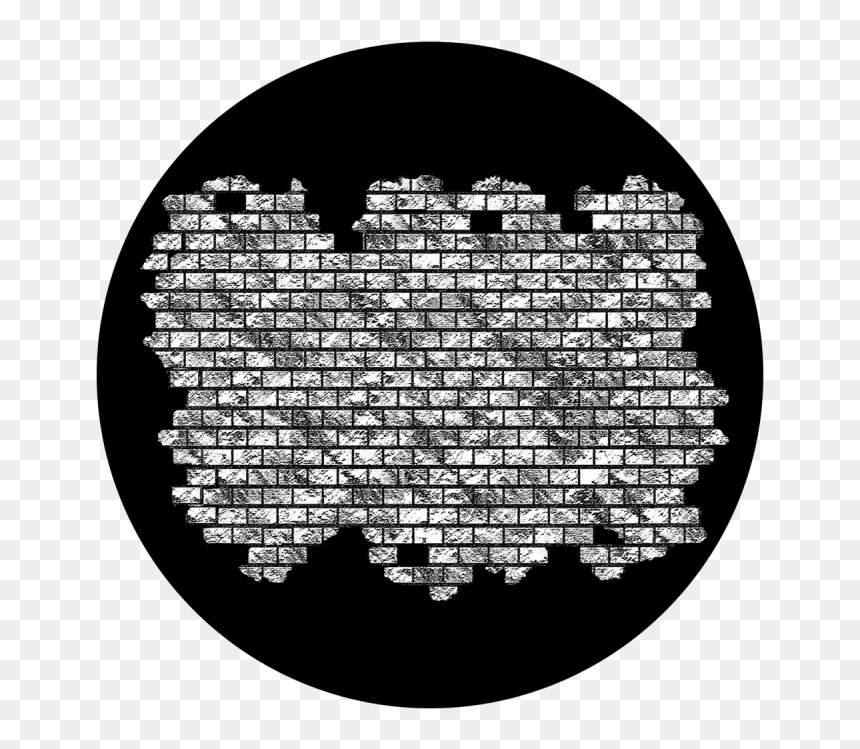 Circle, HD Png Download - brick wall png