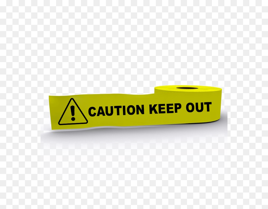 Sign, HD Png Download - caution tape png