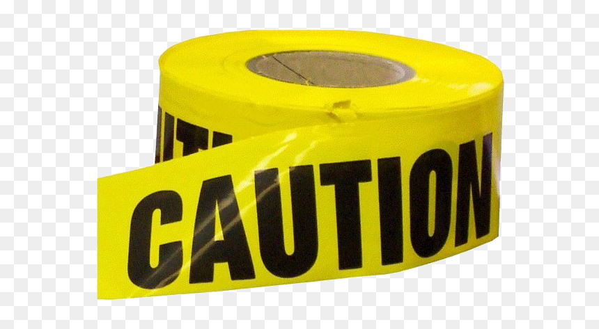 Yellow Caution Tape, HD Png Download - caution tape png