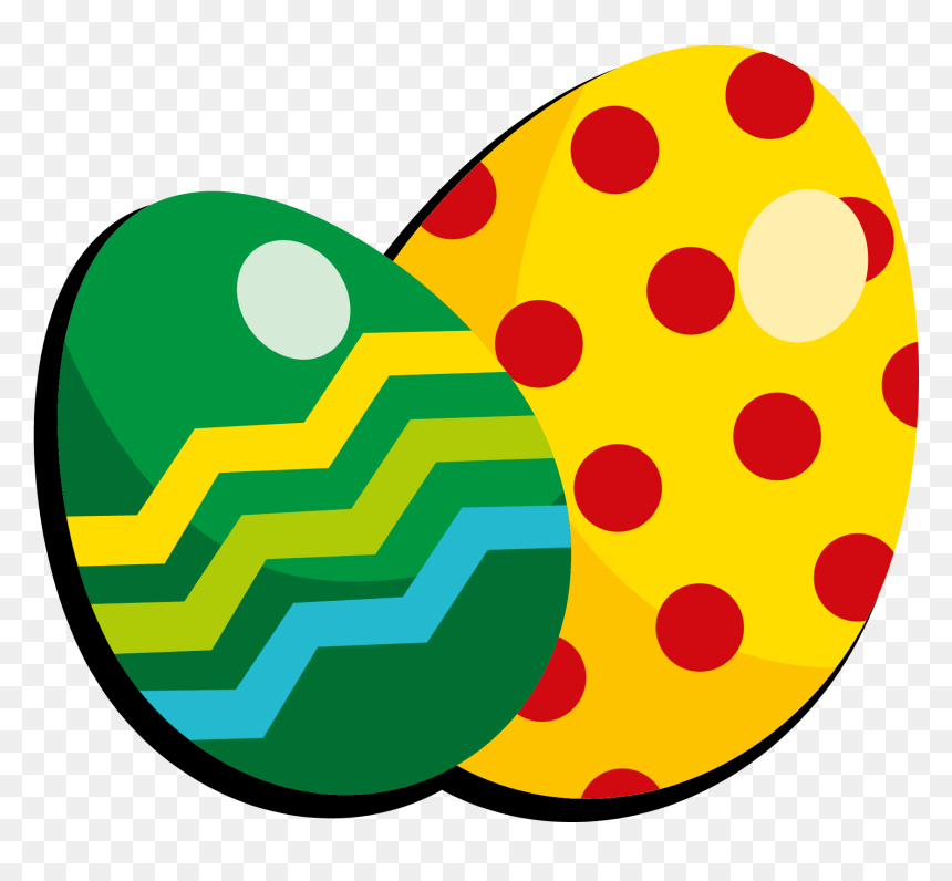 Individual Easter Eggs, HD Png Download - easter eggs png