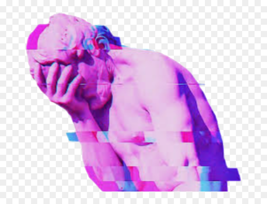 Greek Vaporwave, HD Png Download - glitch png
