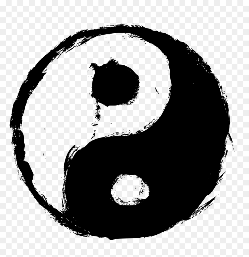 Yin And Yang Clip Art, HD Png Download - yin yang png