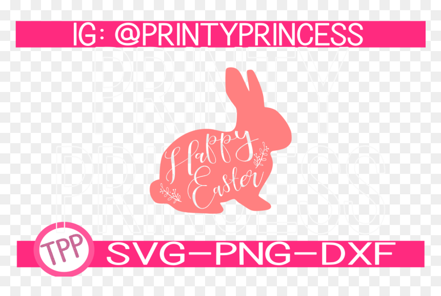 Domestic Rabbit, HD Png Download - happy easter png
