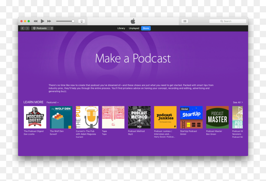 Podcast List, HD Png Download - itunes png