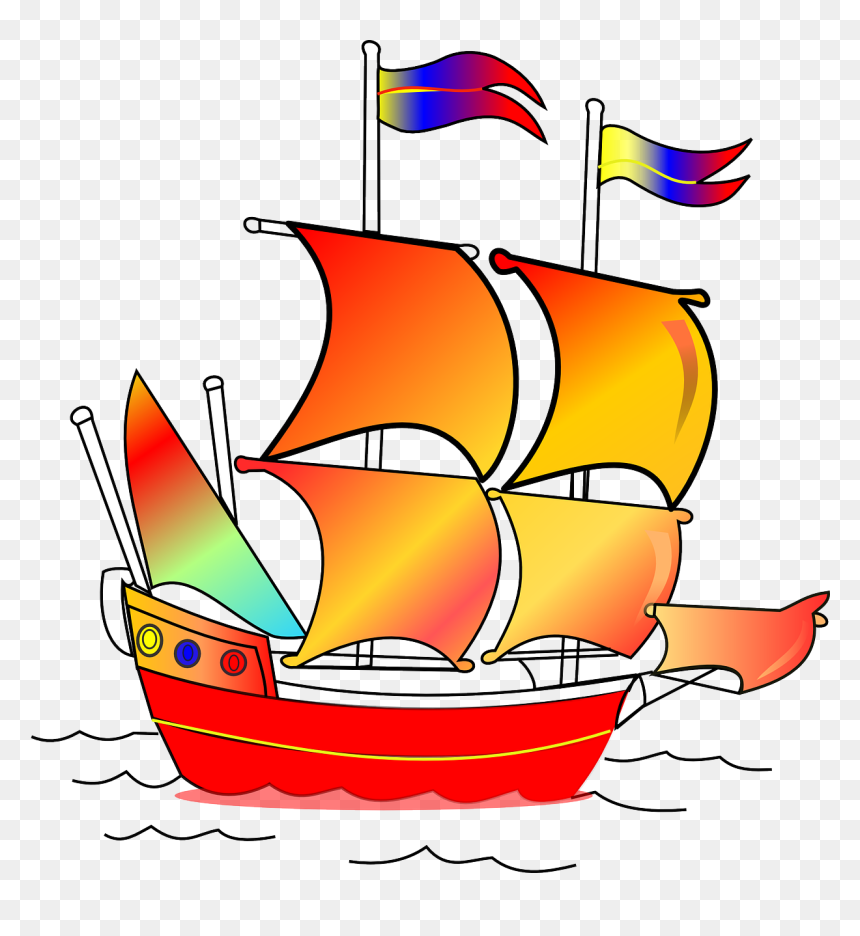 Barco Clipart, HD Png Download - pirate ship png